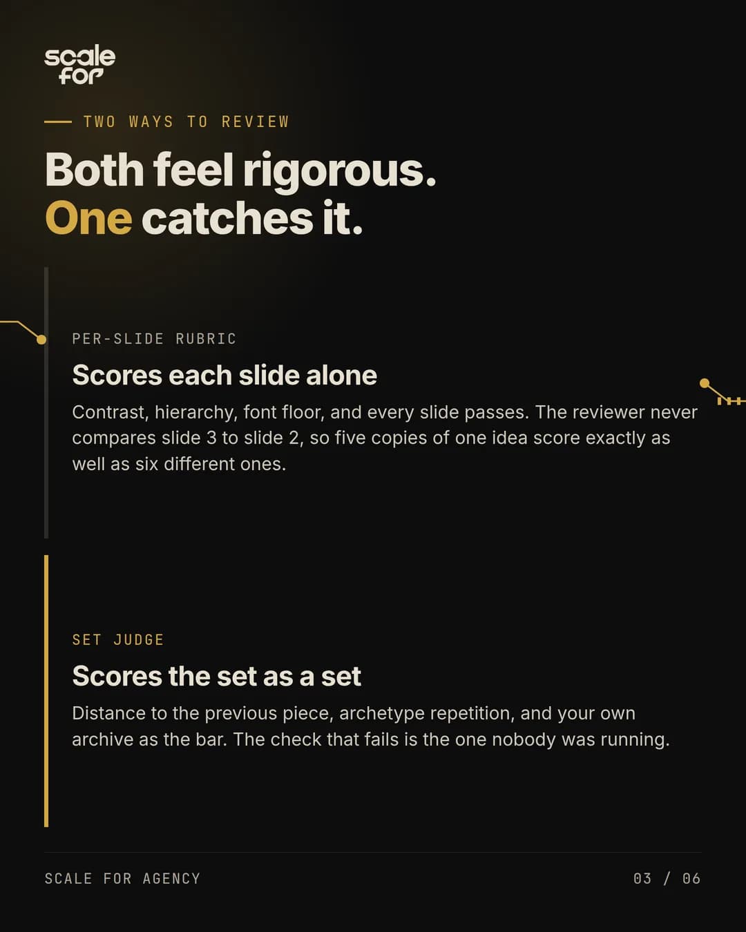 Demo slide 3, compare archetype